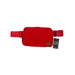 C.C Fanny Pack Belt Bag in Red